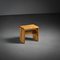 Vintage Hocker aus Kiefernholz von Les Arcs, 1970er 3