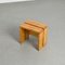 Vintage Hocker aus Kiefernholz von Les Arcs, 1970er 1