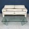 Table Basse Vintage Rubino en Verre Courbé, Italie, 1990 10