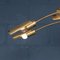Vintage Italian Brass Arc Floor Lamp by Goffredo Reggiani, 1970 5