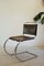 MR10 Chair in Dark Brown Leather by Mies Van Der Rohe for Knoll, 1990s 1