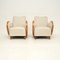 Set of Swedish Art Deco Chairs in Satin Birch, 1920, Image 1