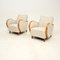 Set of Swedish Art Deco Chairs in Satin Birch, 1920, Image 4
