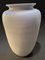 Mid-Century Hand-Painted Studio Pottery Vase in Light Pink with Motif of Lady in the Rain, 1960s 5