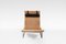 Juego de chaise longue PK 24 vintage de cuero de Poul Kjærholm para Fritz Hansen, Imagen 4