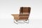Juego de chaise longue PK 24 vintage de cuero de Poul Kjærholm para Fritz Hansen, Imagen 5