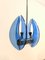Space Age Suspension Blue Glass, Image 7