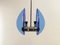 Space Age Suspension Blue Glass, Image 1