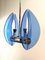Space Age Suspension Blue Glass, Image 3