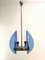 Space Age Suspension Blue Glass, Image 6