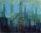 Renato Criscuolo, Periferia, Italy, Oil on Canvas, 21st Century, Framed, Image 1