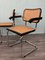 Italian Chairs in Chromed Metal and Vienna Straw, 1970s, Set of 6 11