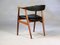 Fully Restored 213 Armchair in Teak and Black Leatherette by Th. Harlev for Farstrup Møbler, 1960s, Image 3