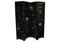 Lacquer De Chine Decorative Floral Four Fold Two-Sided Room Divider 6