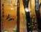 Lacquer De Chine Decorative Floral Four Fold Two-Sided Room Divider 4
