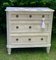 Gustavian Cream Chest of Drawers 1