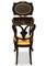 Victorian Black Lacquered & Gilt Decorative Hallway Chair from Jennens & Bettridge 6