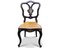 Victorian Black Lacquered & Gilt Decorative Hallway Chair from Jennens & Bettridge 3