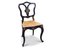 Victorian Black Lacquered & Gilt Decorative Hallway Chair from Jennens & Bettridge 1