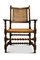 Butaca de biblioteca victoriana de nogal y cebada con asiento de caña y parte trasera, Imagen 5