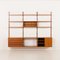 3 Bay Wandregal aus Teak von Poul Cadovius für Cado, Denmark, 1960er 3