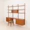 Console Murale à 3 Baies en Teck par Poul Cadovius pour Cado, Danemark, 1960s 5