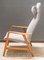 Kontour Reclining Armchair by Alf Svensson for Fritz Hansen, Denmark, 1970s 2