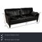 Henry Leather Two-Seater Black Sofa from Walter Knoll / Wilhelm Knoll 2