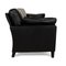 Henry Leather Two-Seater Black Sofa from Walter Knoll / Wilhelm Knoll 7