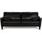 Henry Leather Two-Seater Black Sofa from Walter Knoll / Wilhelm Knoll 1
