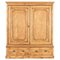 Large 19th Century English Pine Housekeepers Cupboard, 1870s 1