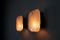 Vintage Ice Glass Wall Sconces from Kalmar, Set of 2 5