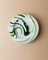Vintage Murano Glass Bowl in Swirl Green by Sergio Asti for Venini, 1970s, Image 3