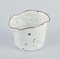 Ceramic Vase in White Glaze with Brown Accents from Royal Copenhagen, 1980s 1