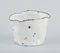 Ceramic Vase in White Glaze with Brown Accents from Royal Copenhagen, 1980s 2