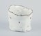Ceramic Vase in White Glaze with Brown Accents from Royal Copenhagen, 1980s 4