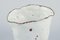 Ceramic Vase in White Glaze with Brown Accents from Royal Copenhagen, 1980s 3