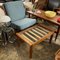 Tavolino da caffè Mid-Century in teak e vetro, Danimarca, anni '60, Immagine 6