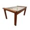 Tavolino da caffè Mid-Century in teak e vetro, Danimarca, anni '60, Immagine 3