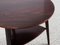 Midcentury Danish Round Side Table in Rosewood by Holger Georg Jensen for Kubus, 1960s, Image 3