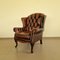 Chesterfield Brown Leather Armchair 4