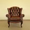 Chesterfield Brown Leather Armchair 2