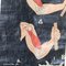 Vintage Greek Folding Wall Poster of Medical Interest Human Body III, 1950s 2