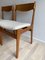 Teak Stuhl Set Erik Buck zugeschrieben, 2er Set 4