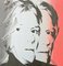 After Andy Warhol, Self Portrait Grey-Red, 1980s, Print 2