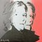 After Andy Warhol, Self Portrait Grey-Red, 1980s, Print 1