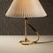 Le Klint 306 Tischlampe aus Messing von Kaare Klint, Dänemark, 1960er 6