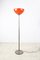 Vintage Orange Glass Floor Lamp, 1960s 1