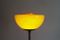 Lámpara de pie vintage de vidrio naranja, años 60, Imagen 5