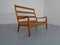 Dänisches Senator 2-Sitzer Sofa aus Teak mit hoher Rückenlehne von Ole Wanscher für Poul Jeppesen, 1960er 15